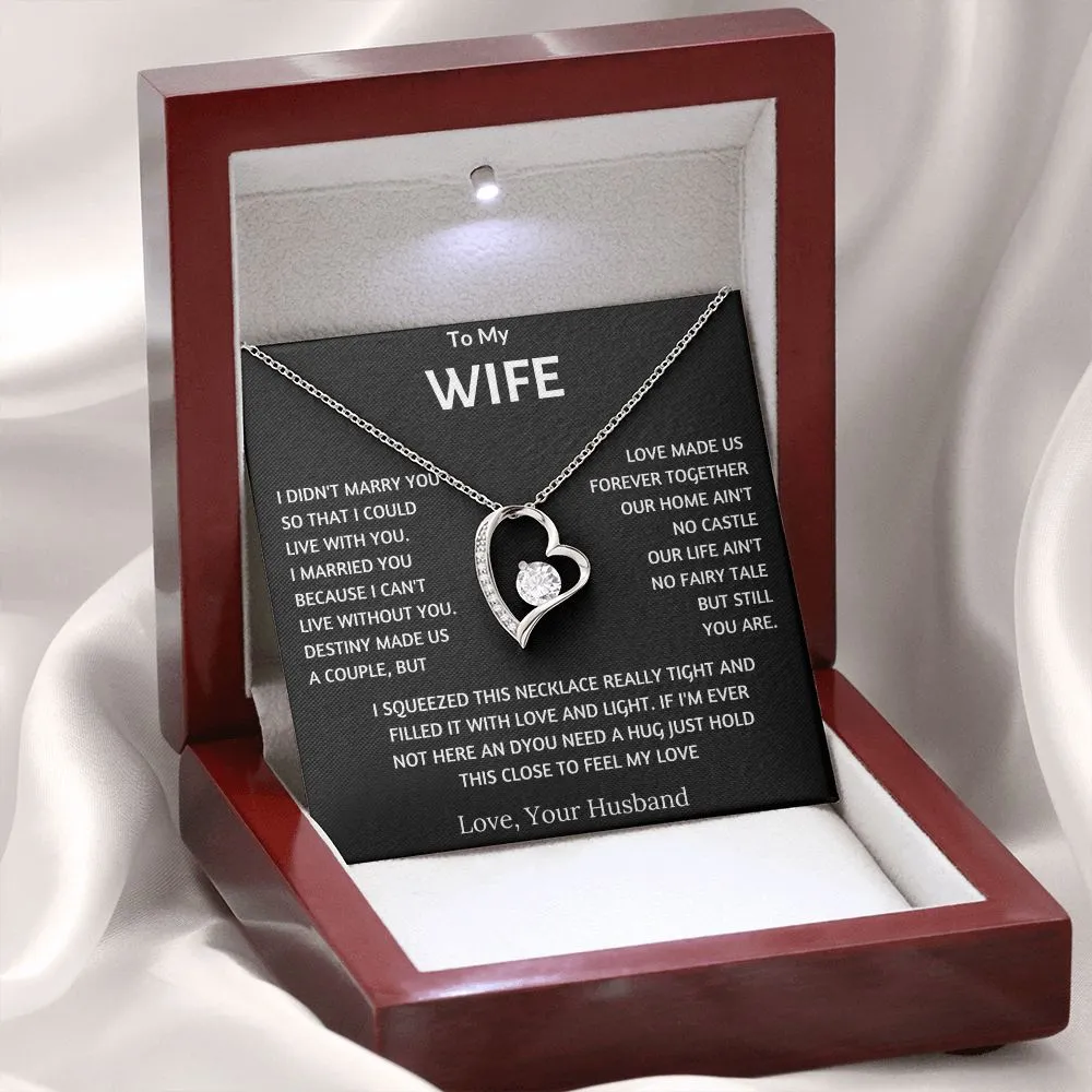 To My Wife - Forever Love Necklace