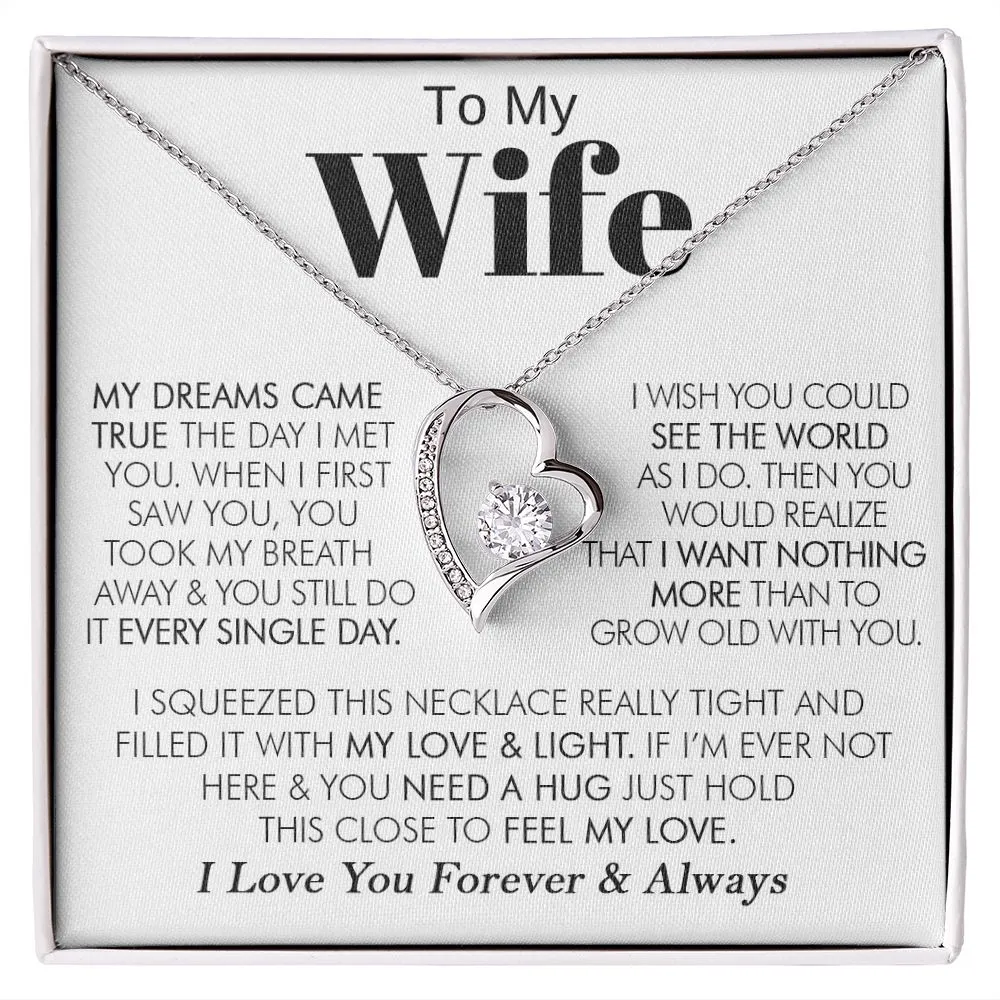 To My Wife - Forever Love Necklace