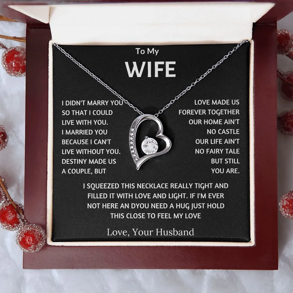 To My Wife - Forever Love Necklace