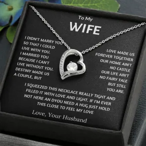 To My Wife - Forever Love Necklace