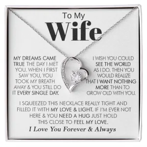 To My Wife - Forever Love Necklace