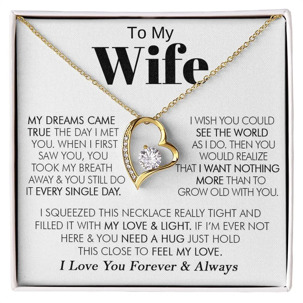 To My Wife - Forever Love Necklace