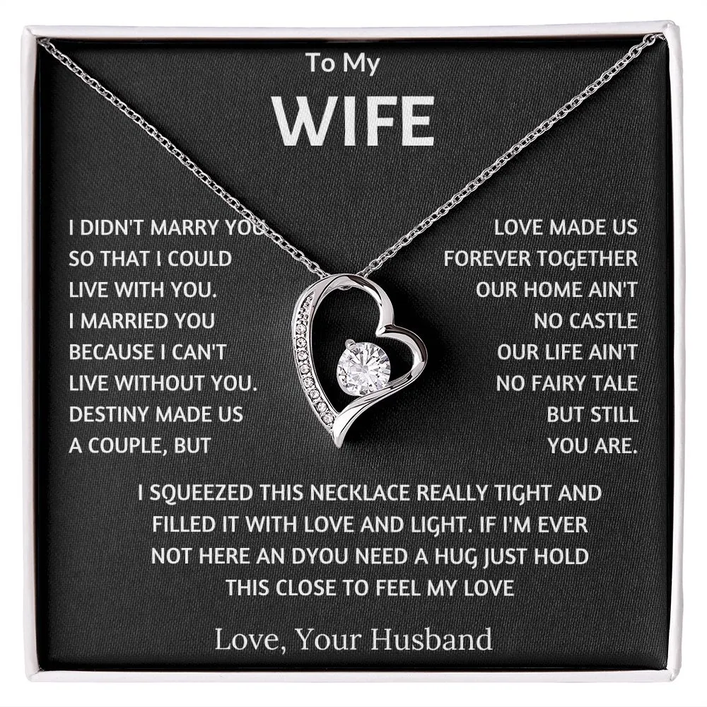 To My Wife - Forever Love Necklace