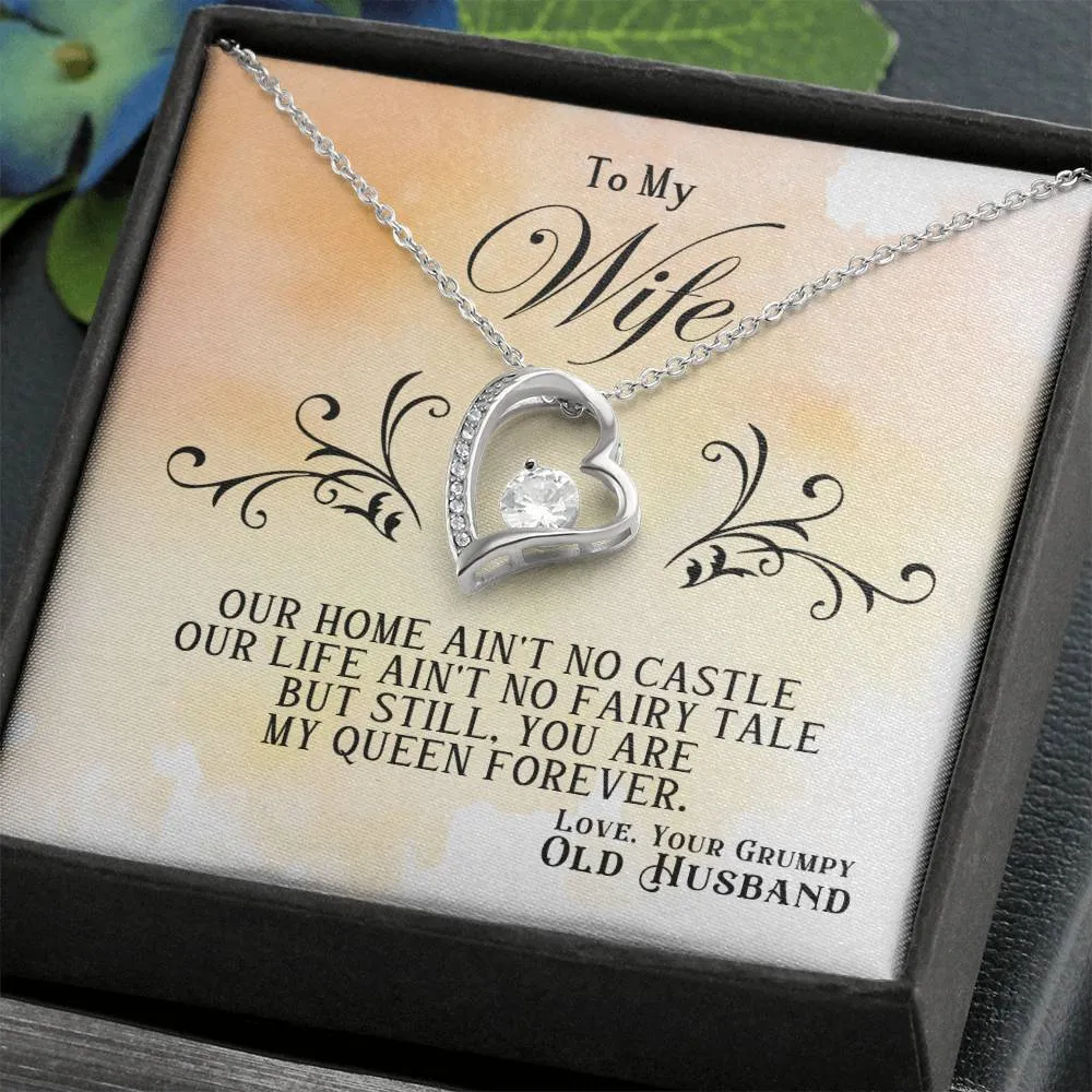To My Wife | My Queen Forever | Forever Love Necklace