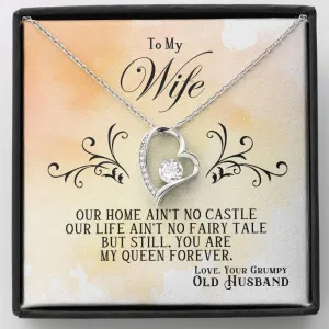 To My Wife | My Queen Forever | Forever Love Necklace
