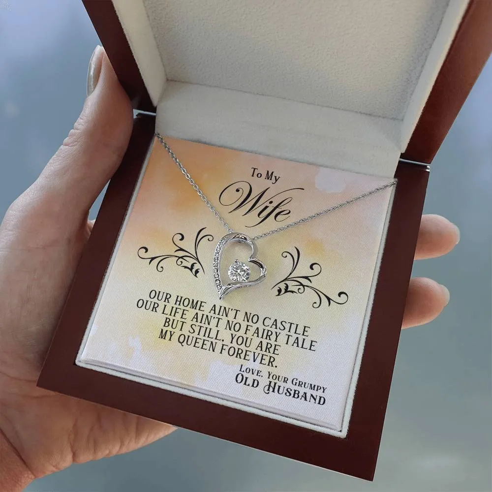 To My Wife | My Queen Forever | Forever Love Necklace