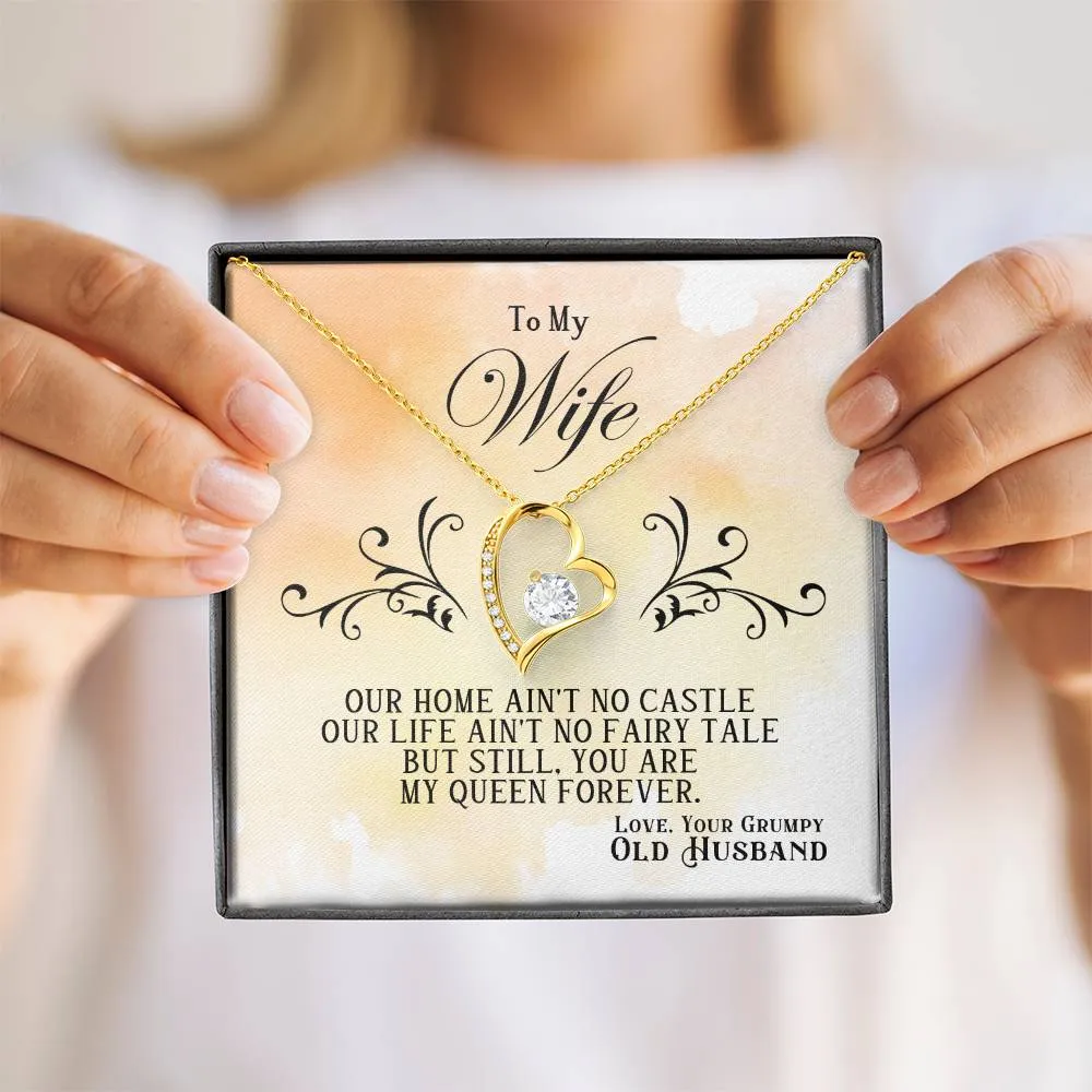 To My Wife | My Queen Forever | Forever Love Necklace