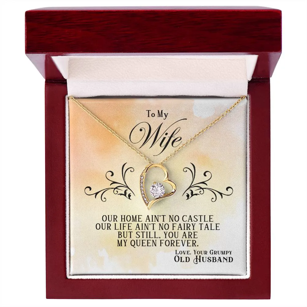 To My Wife | My Queen Forever | Forever Love Necklace
