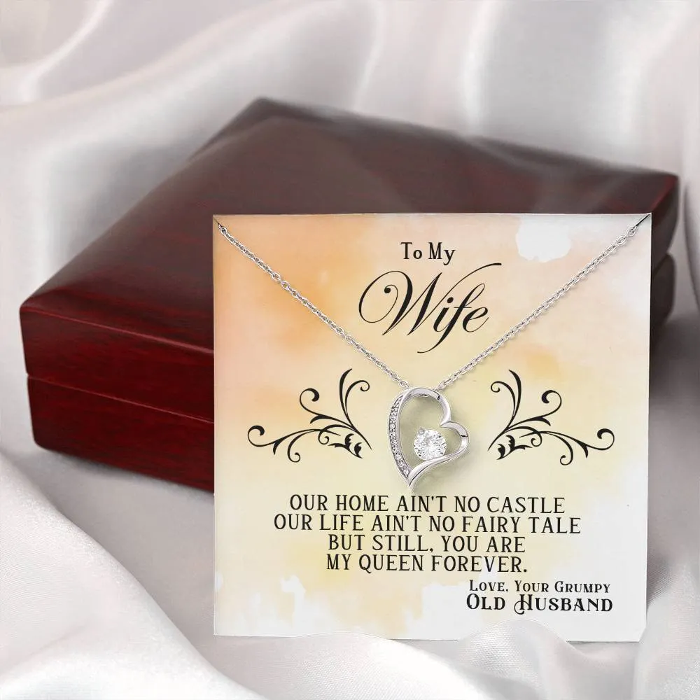 To My Wife | My Queen Forever | Forever Love Necklace