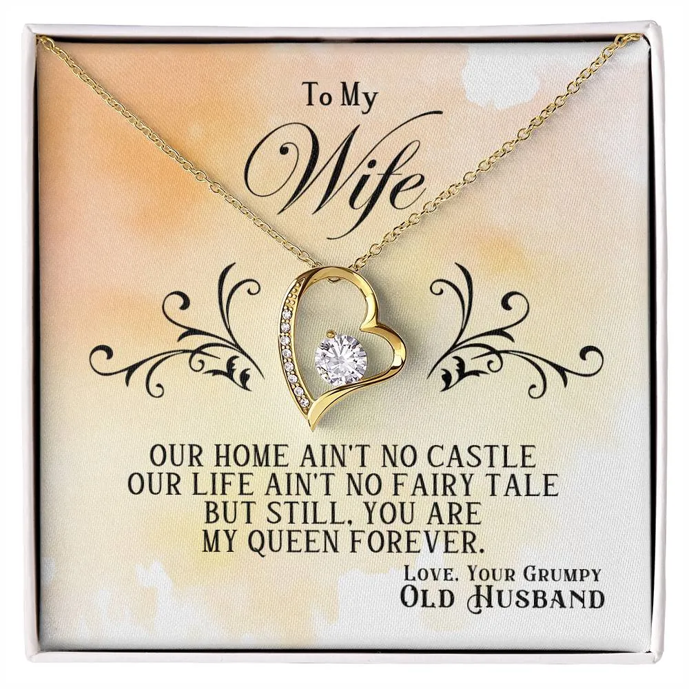 To My Wife | My Queen Forever | Forever Love Necklace