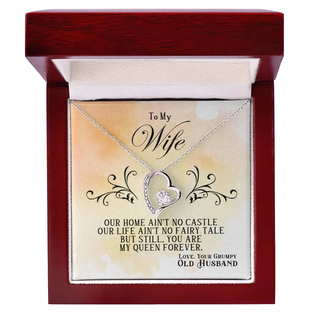 To My Wife | My Queen Forever | Forever Love Necklace