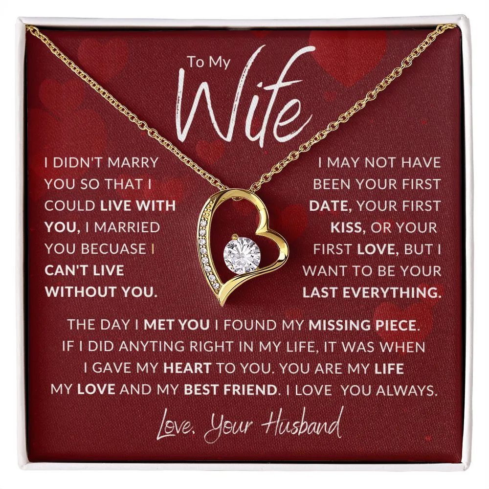 To My Wife Red Hearts The Day I Met You