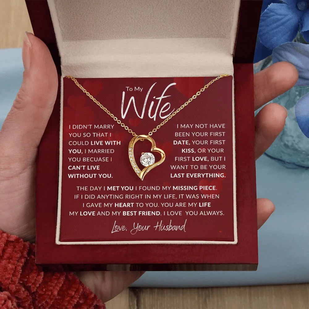 To My Wife Red Hearts The Day I Met You