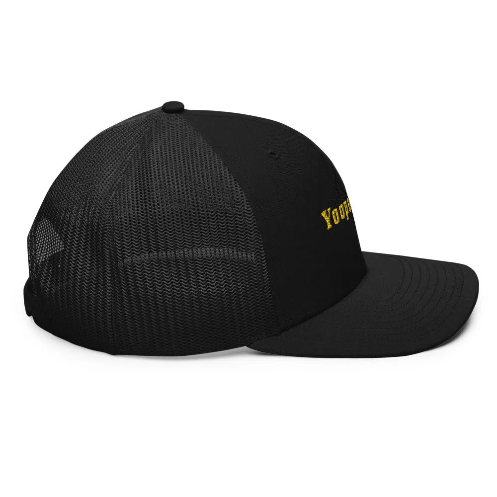 Trucker Cap with embroidered Yooperlites logo