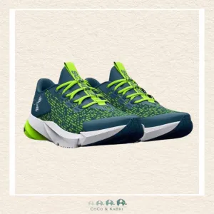 *Under Armour: Boys' Grade School Scramjet 5 Running Shoes - Static BlueGreen (Q2-71)