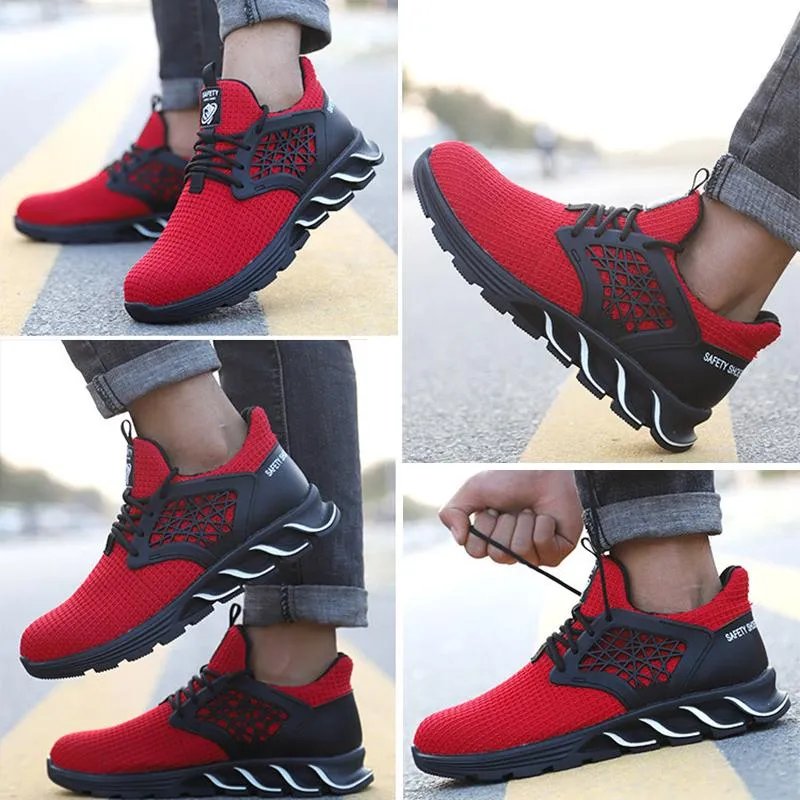 Unisex Comfy Steel Toe Safety Shoes
