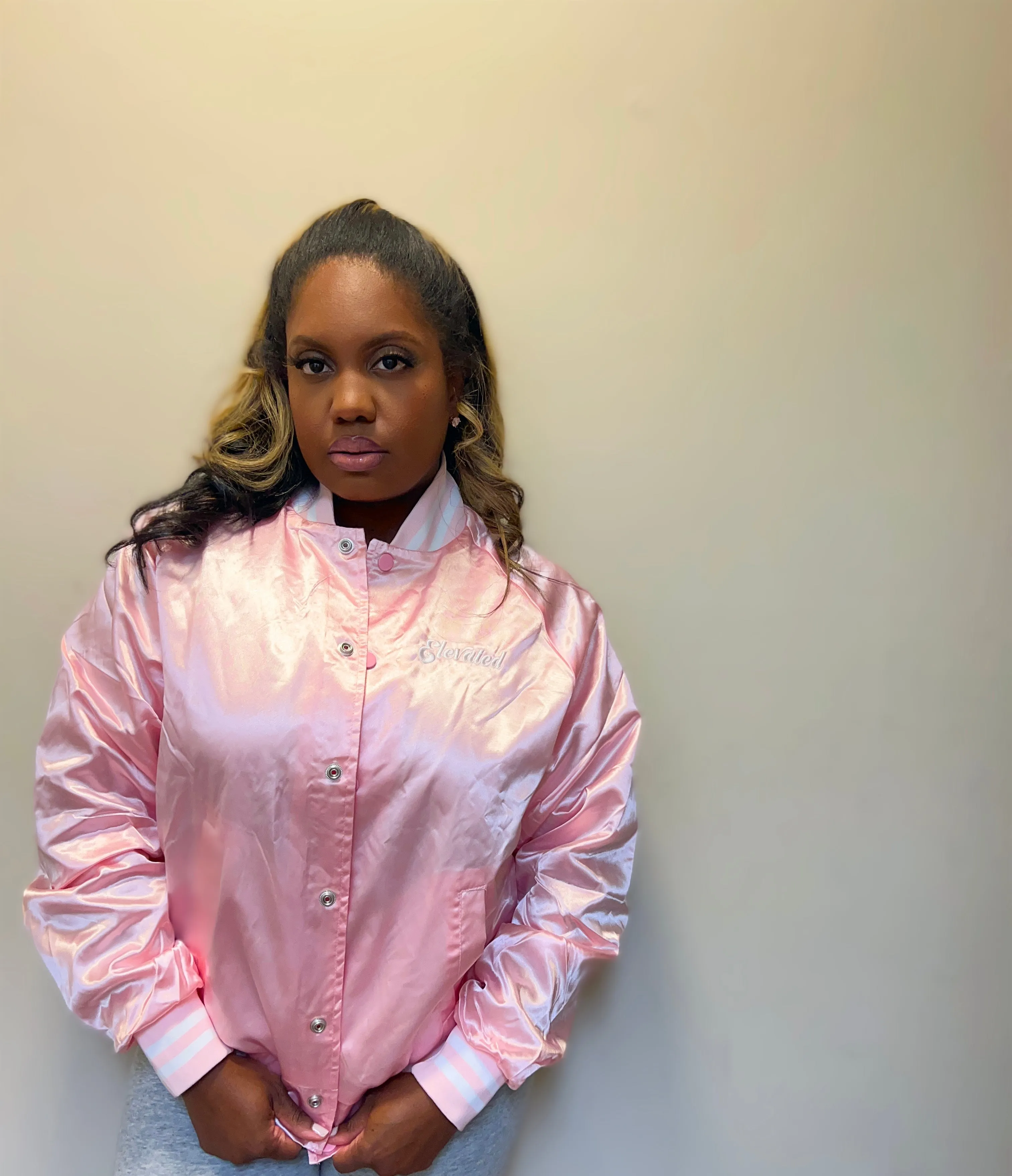 Unisex Satin Bomber Jacket