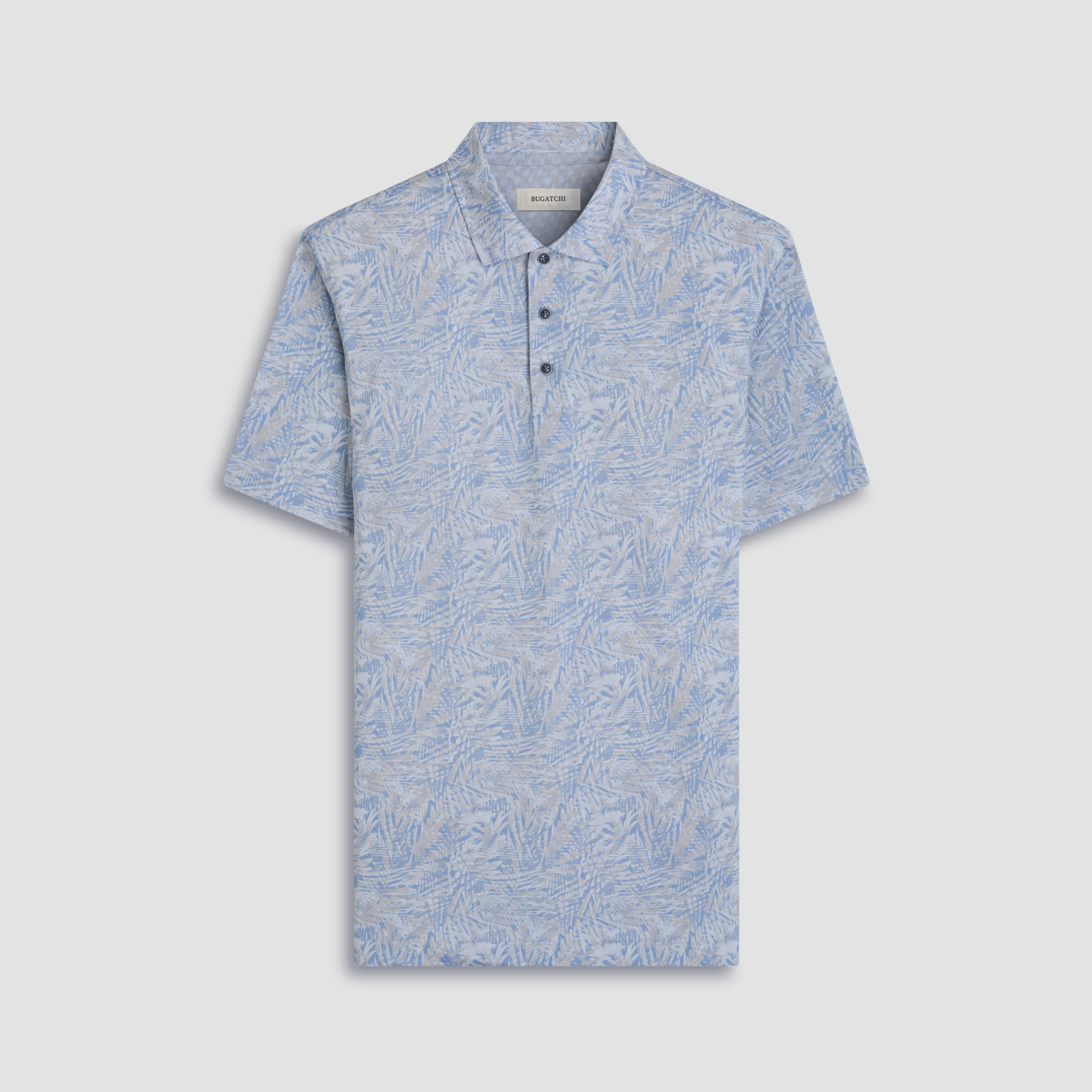 Vincent Double-Sided Leaf & Palm OoohCotton Polo Shirt