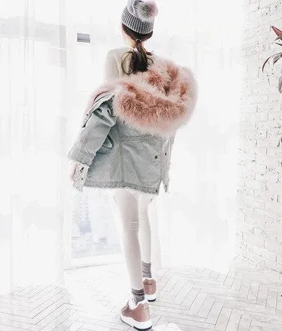 Winter trainers - lace-ups for women with shearling